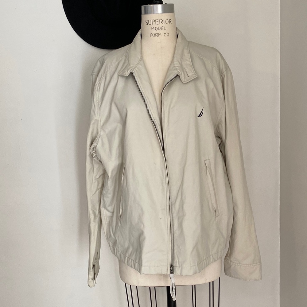 Nautica Lined Windbreaker Sport Jacket